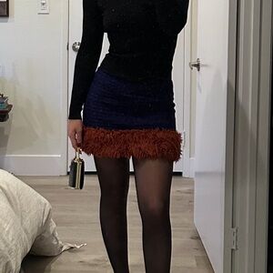 Saint Laurent Tweed Mini Skirt